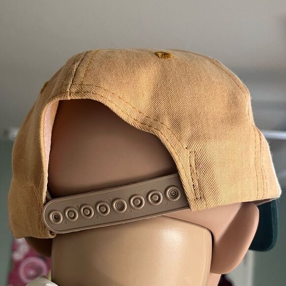 Vintage Roundup Ready Soybeans SnapBack Hat Farming green Brown Cap - Picture 4 of 6